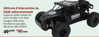 Véhicule d'intervention du GIGN radiocommandé