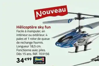 La Grande Récré Hélicoptère sky fun offre