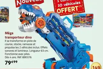 La Grande Récré Méga transporteur dino offre