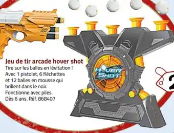 Jeu de tir arcade hover shot