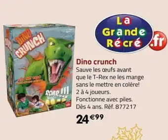 La Grande Récré Dino crunch offre