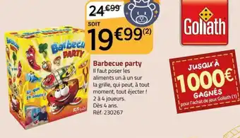 La Grande Récré Barbecue party offre