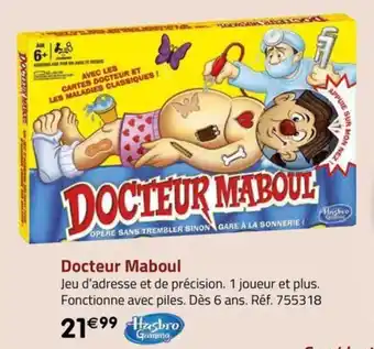 La Grande Récré Docteur Maboul offre