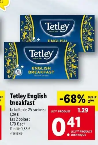 Tetley English breakfast