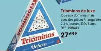 La Grande Récré Triominos Deluxe offre