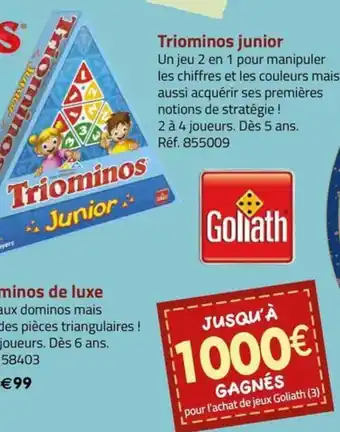 La Grande Récré Triominos junior offre
