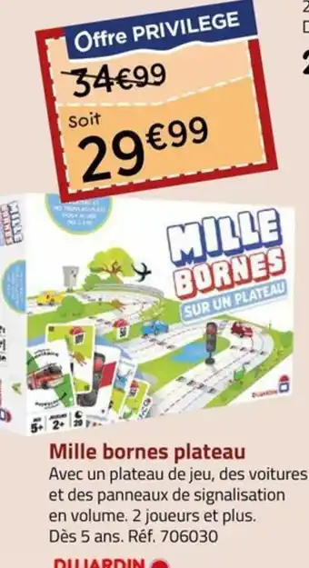 La Grande Récré Mille bornes plateau offre