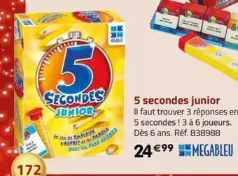 5 secondes junior