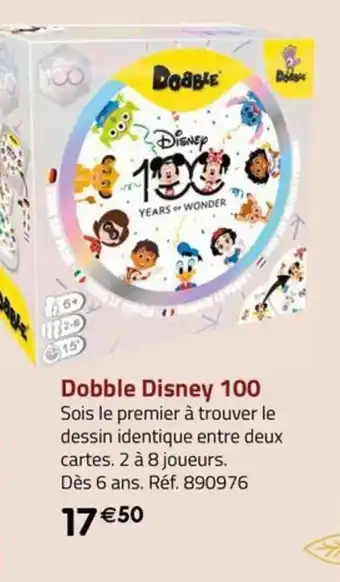 La Grande Récré Dobble Disney 100 offre