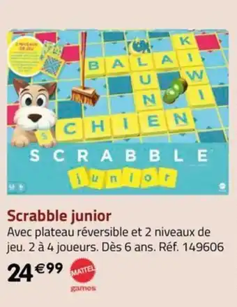 La Grande Récré Scrabble junior offre
