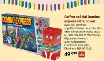 Coffret spécial Domino express ultra power