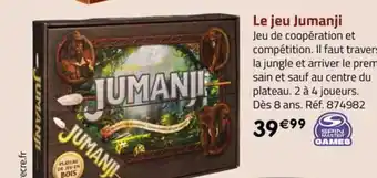 La Grande Récré Le jeu Jumanji offre