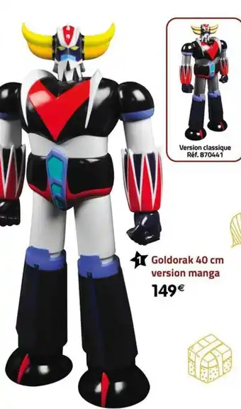 La Grande Récré Goldorak 40 cm version manga offre