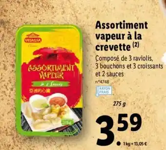 Lidl Assortiment vapeur à la crevette offre
