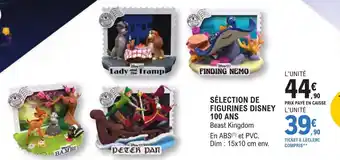 SĂLECTION DE FIGURINES DISNEY L'UNITĂ 100 ANS