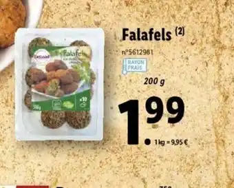 Lidl Falafels offre