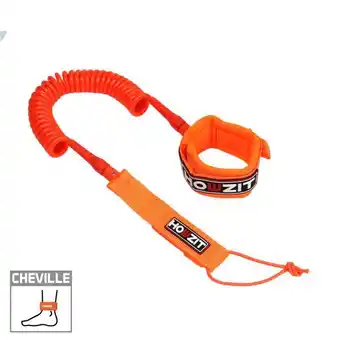 Decathlon Leash de sup coil 9' - howzit - orange offre