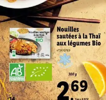 Lidl Nouilles sautées à la Thaï offre