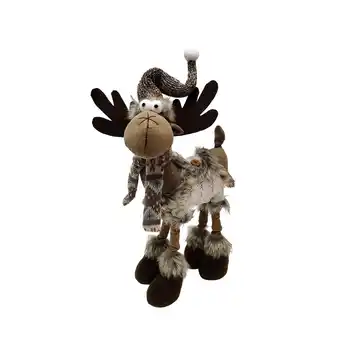 Jardiland Ecloz - renne camel et kaki 50 cm offre