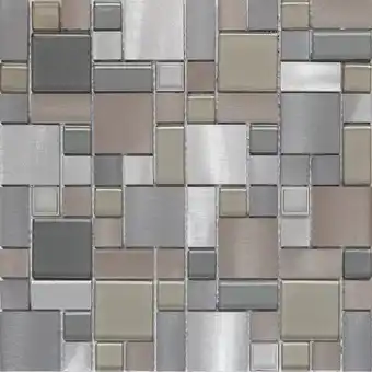 Castorama Mosaïque gris 30x30cm tourino goodhome offre