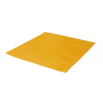 10 chiffons multi-usages en microfibre jaune