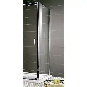 Castorama Paroi de douche fixe transparent anticalcaire l.80 cm, schulte imperiale offre