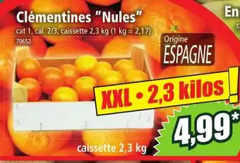 Norma Clémentines "Nules" offre
