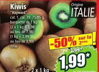 Norma Kiwis "Hayward" offre