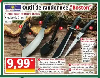 Norma Outil de randonnée "Boston" offre