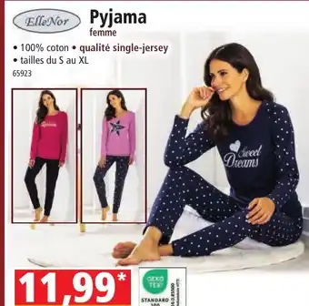 Norma Elle Nor Pyjama femme offre