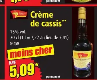 Norma Crème de cassis offre