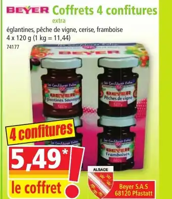 Norma BEYER Coffrets 4 confitures offre
