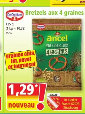 Norma BRETZELS AUX 4 GRAINES offre