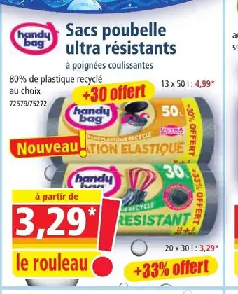 Norma Sacs poubelle ultra résistants offre