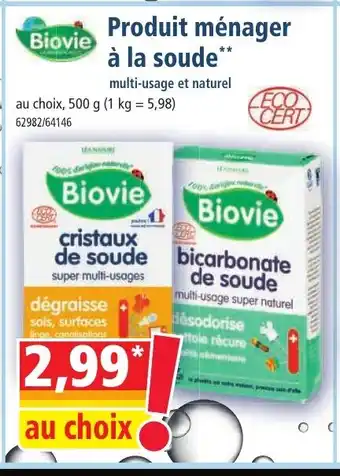 Norma Produit ménager à la soude offre