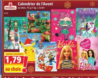 Norma Calendrier de l'Avent offre