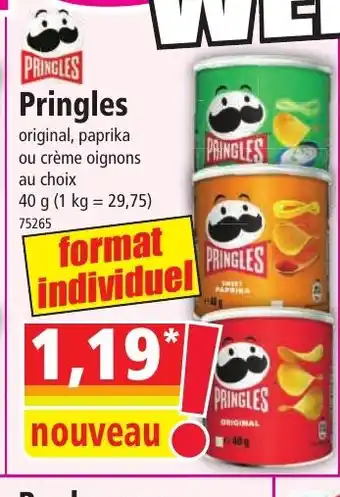 Norma PRINGLES offre