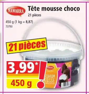 Tête mousse choco
