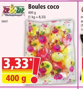Norma Boules coco offre
