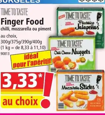 TIME TO TASTE Finger Food
