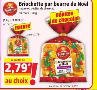 Norma Briochette pur beurre de Noël offre