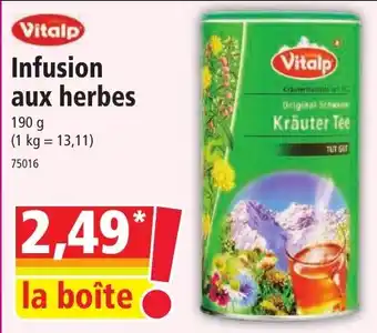 Norma Infusion aux herbes offre