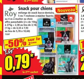 Norma Snack pour chiens offre