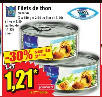 Norma Filets de thon offre