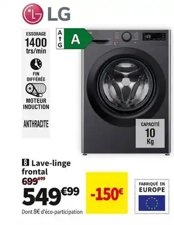 Conforama Lg lave-linge f14r35mbs offre