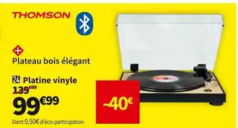 Conforama Thomson platine vinyle tt300 offre