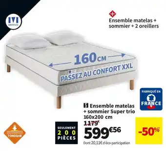 Conforama Merinos pack super trio offre