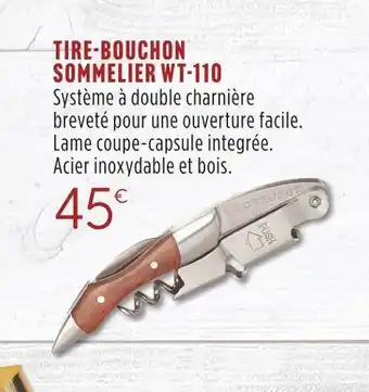 Culinarion Le creuset tire-bouchon sommelier w t-110 offre