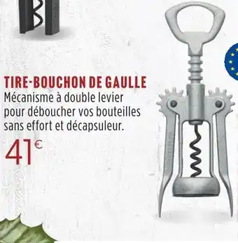 Culinarion L’atelier du vin tire-bouchon offre