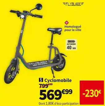 Conforama Samsung cyclomobile offre